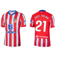 Atletico Madrid 2024-25 Home Red/White JAVI GALAN - 21 Replica Jersey