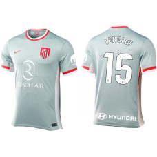 Women Atletico Madrid 2024-25 Away Grey LENGLET - 15 Authentic Jersey